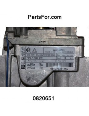 0820651 SIT 820 NOVA series PROPANE - LP Gas Valve 0.820.651
