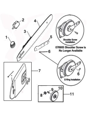 107625-01 Remington Chainsaw parts list and replacement parts