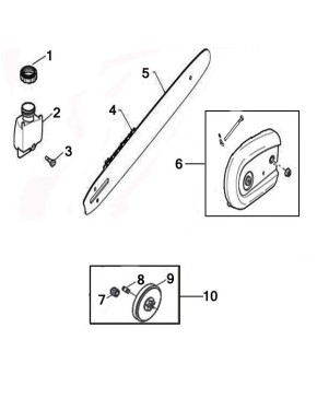 M30016AS Remington Chainsaws parts list 