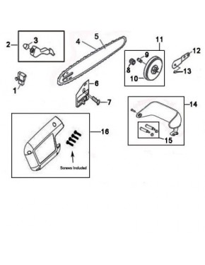 RM1215U 41AZ32UG983 Remington Chainsaw parts