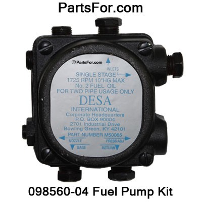 098560-04 LB White heater fuel pump for CP350AK & CP600AK heaters
