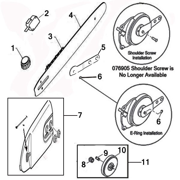 11117401 Remington Chainsaw parts list and chainsaw replacement parts