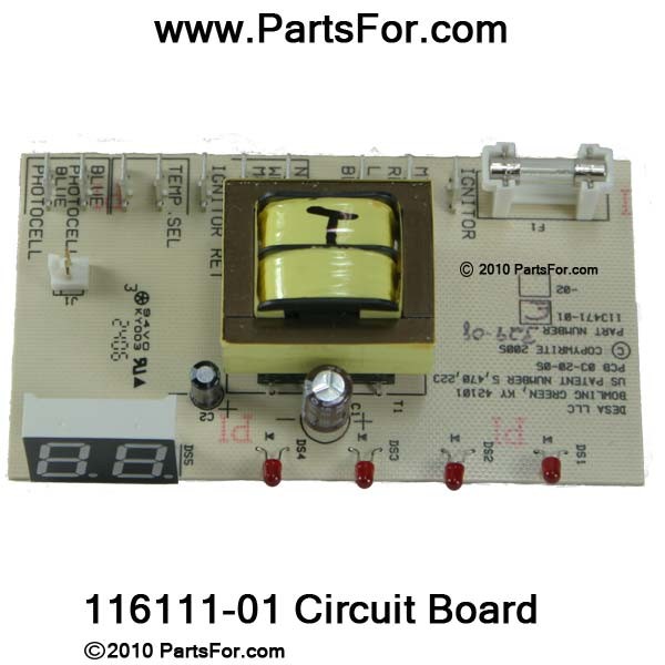 116111-01 LED Ignition Control Circuit Board