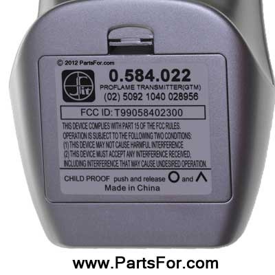 121129-01 Remote Proflame Transmitter GTM by SIT