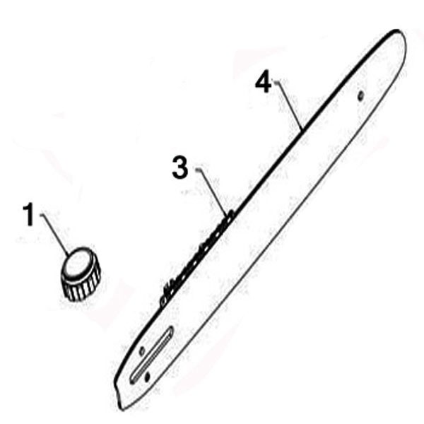 RM1645 / 41AZ66WG983 Remington Chainsaw parts list and replacement