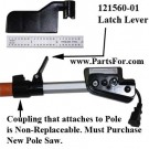 121560-01 Remington Polesaw latch lever - pole lever 12156001 @ www.PartsFor.com
